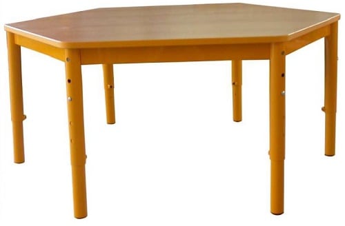 Stůl trubkový šestúhelník stavitelný 1200