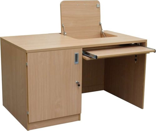 Stůl s vyklápěcím monitorem